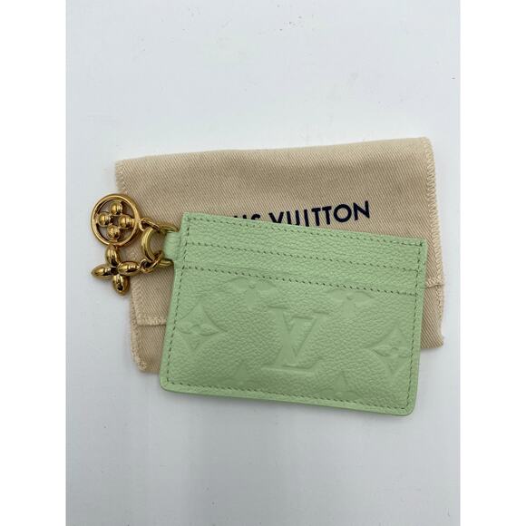 Louis Vuitton Charms Card Holder in Spring Green - Picture 1 of 7